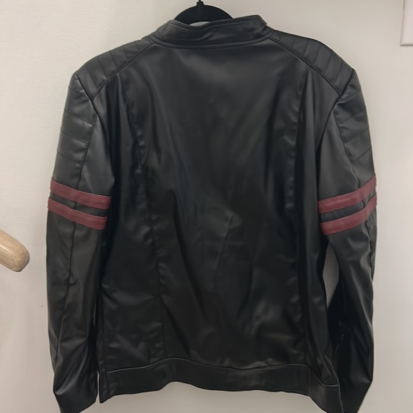 Faux leather jacket for men - Picture 5 of 5